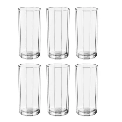 Treo Milano Glass 340 Ml Set Of 6